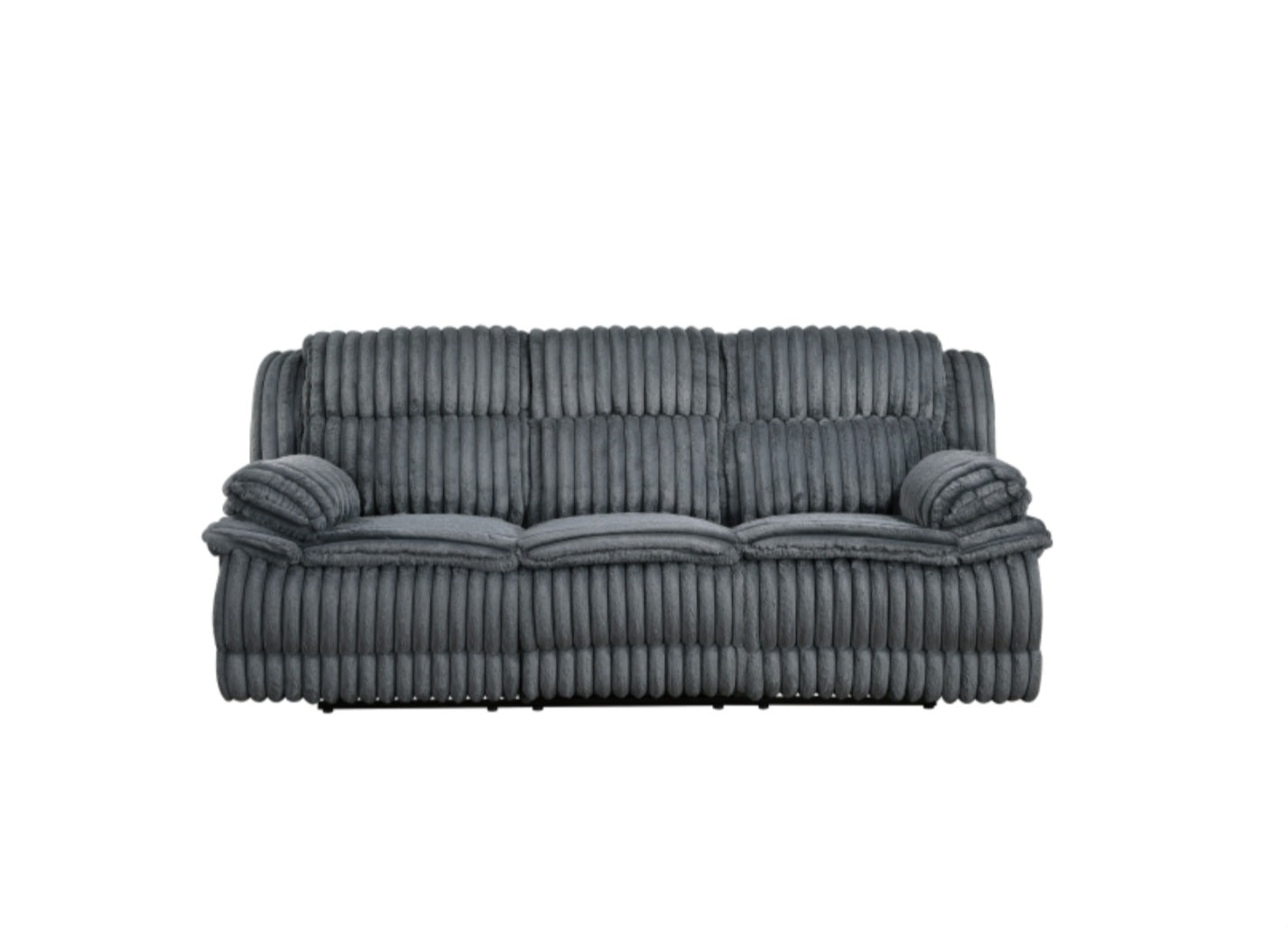 Goodland Dark Gray Reclining Sofa and Loveseat 9577