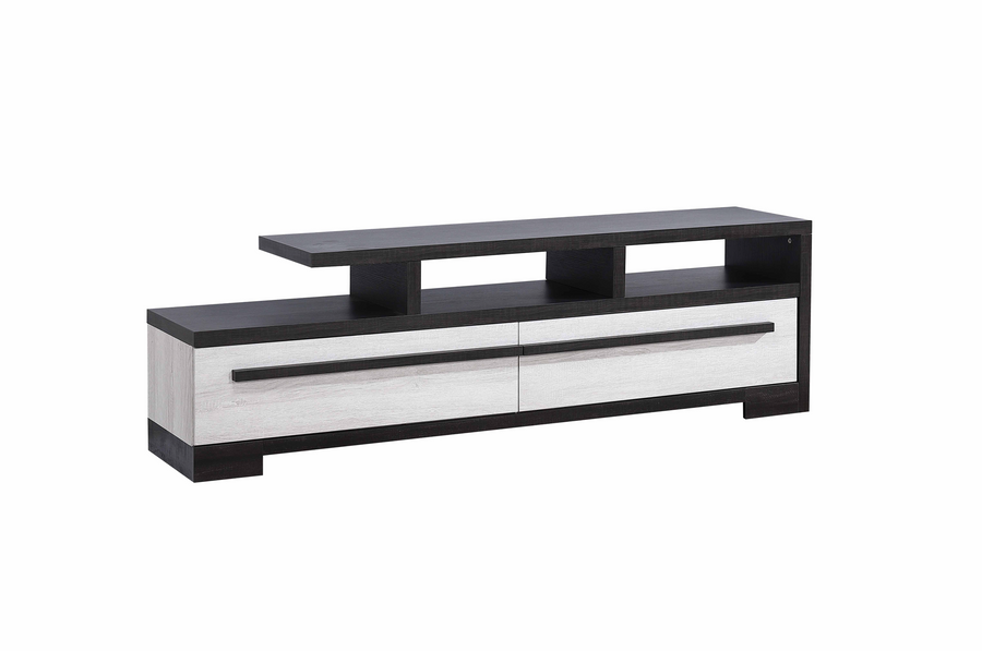 Remington Black/White 72" TV Stand B8162