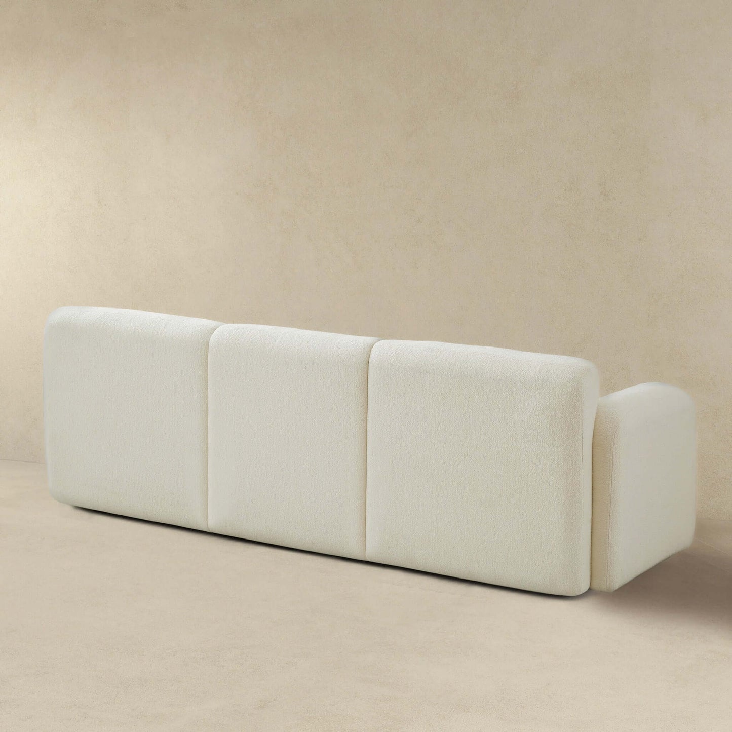 Simone 90" Sofa (Cream Boucle)