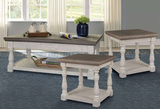 Havalance Gray/White 3pc Coffee Table Set T814