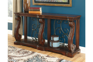 Alymere Rustic Brown Console Table T869-4