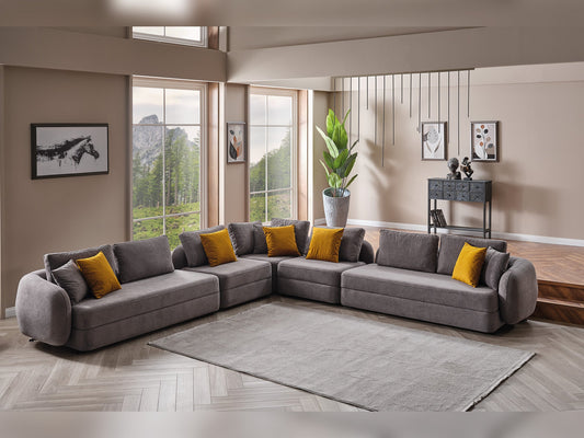 Toscana Grey Modular Sectional Sofa
