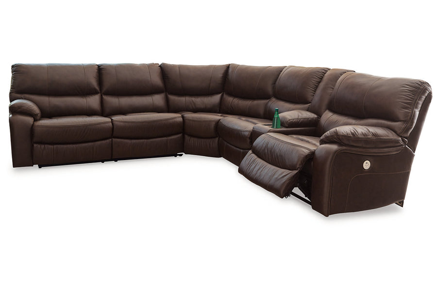 Family Circle Dark Brown 3pc POWER/GENUINE LEATHER Reclining Sectional
U82902