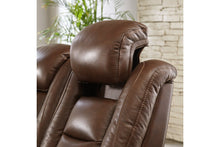Load image into Gallery viewer, The Man-Den Mahogany POWER Reclining Sofa and Loveseat U85306