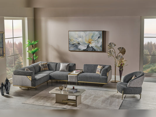 Urla Grey Modular Sectional Sofa