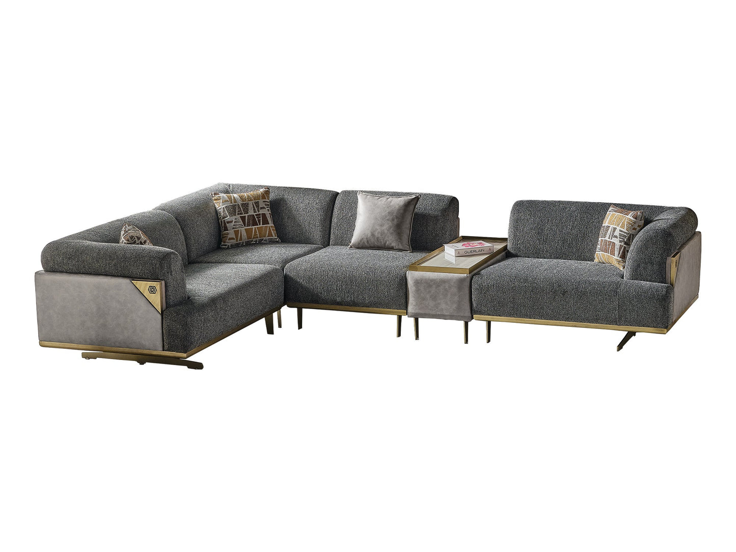 Urla Grey Modular Sectional Sofa