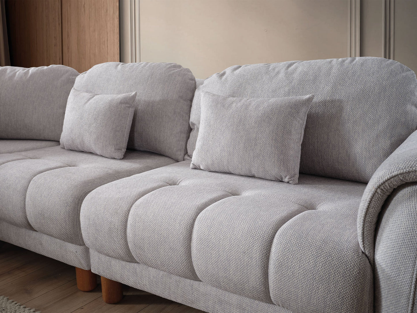 Windy Grey Modular Sectional Sofa