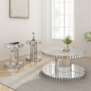 A30 - 3PC Mirror Occasional Tables