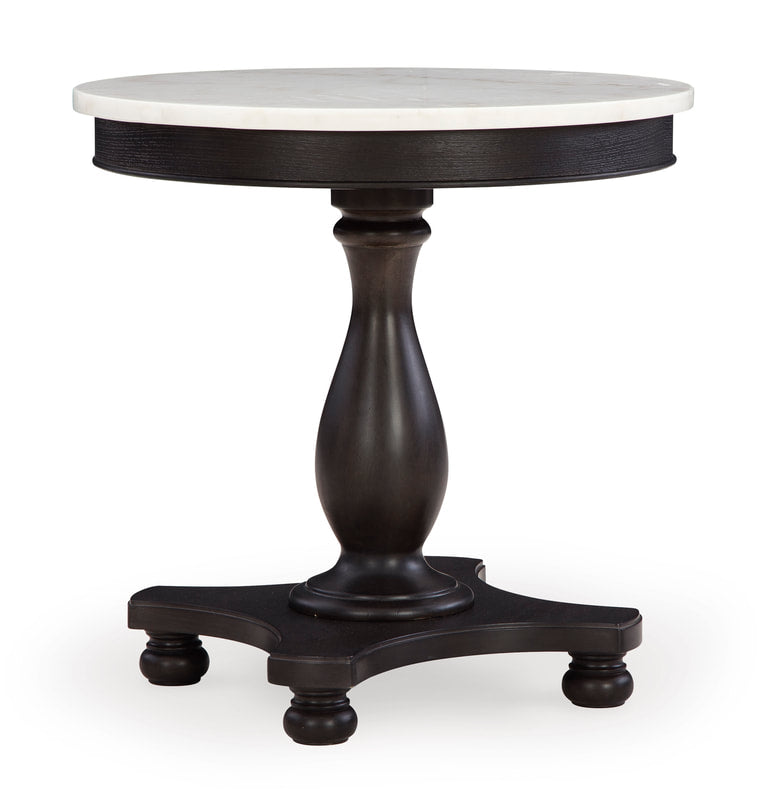 Henridge Black/White Accent Table   A4000565