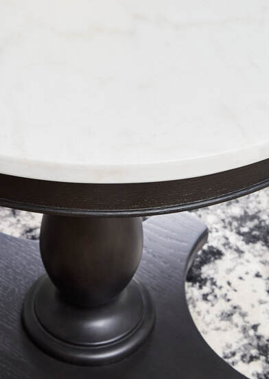 Henridge Black/White Accent Table   A4000565