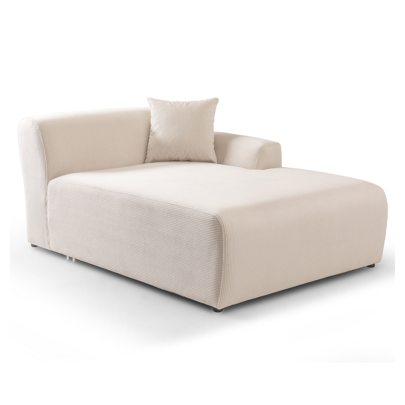 Mar U Shape Corner Sofa  Cream Corduroy