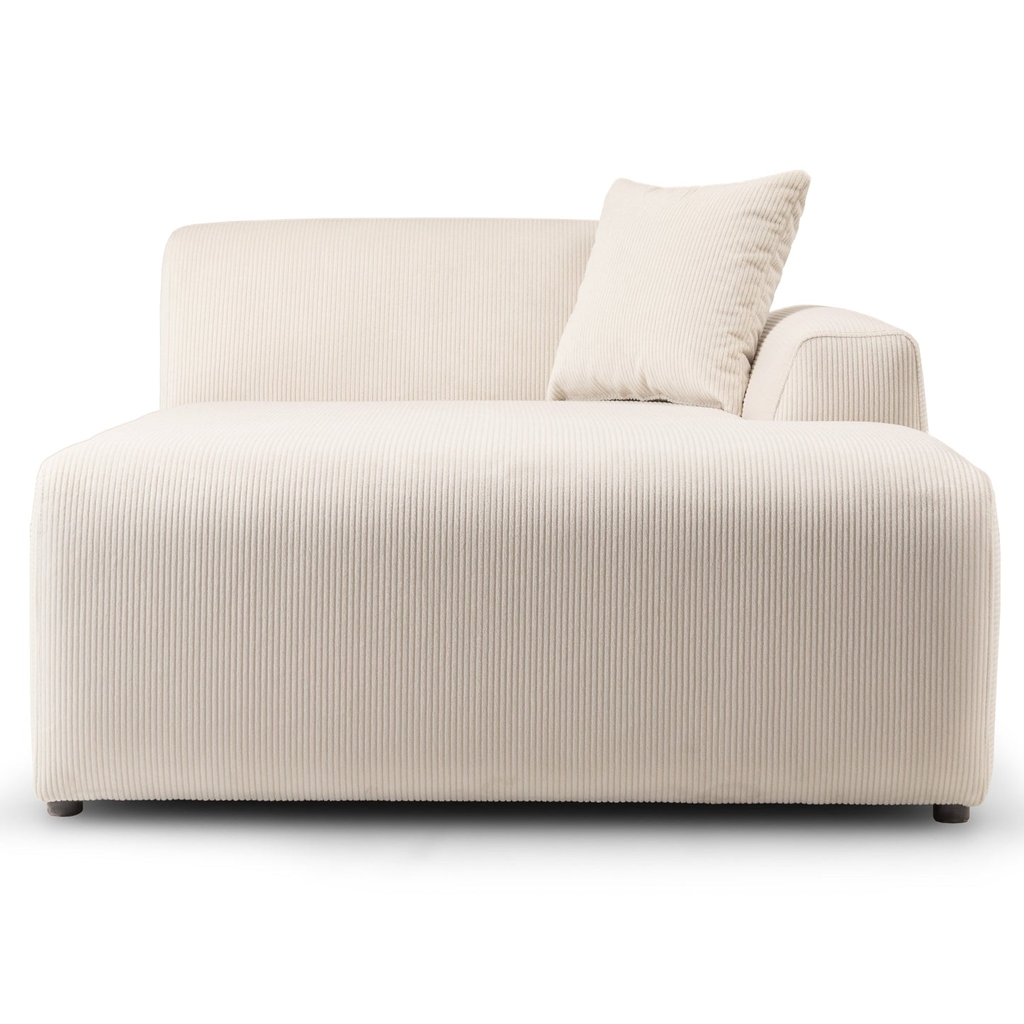 Mar U Shape Corner Sofa  Cream Corduroy