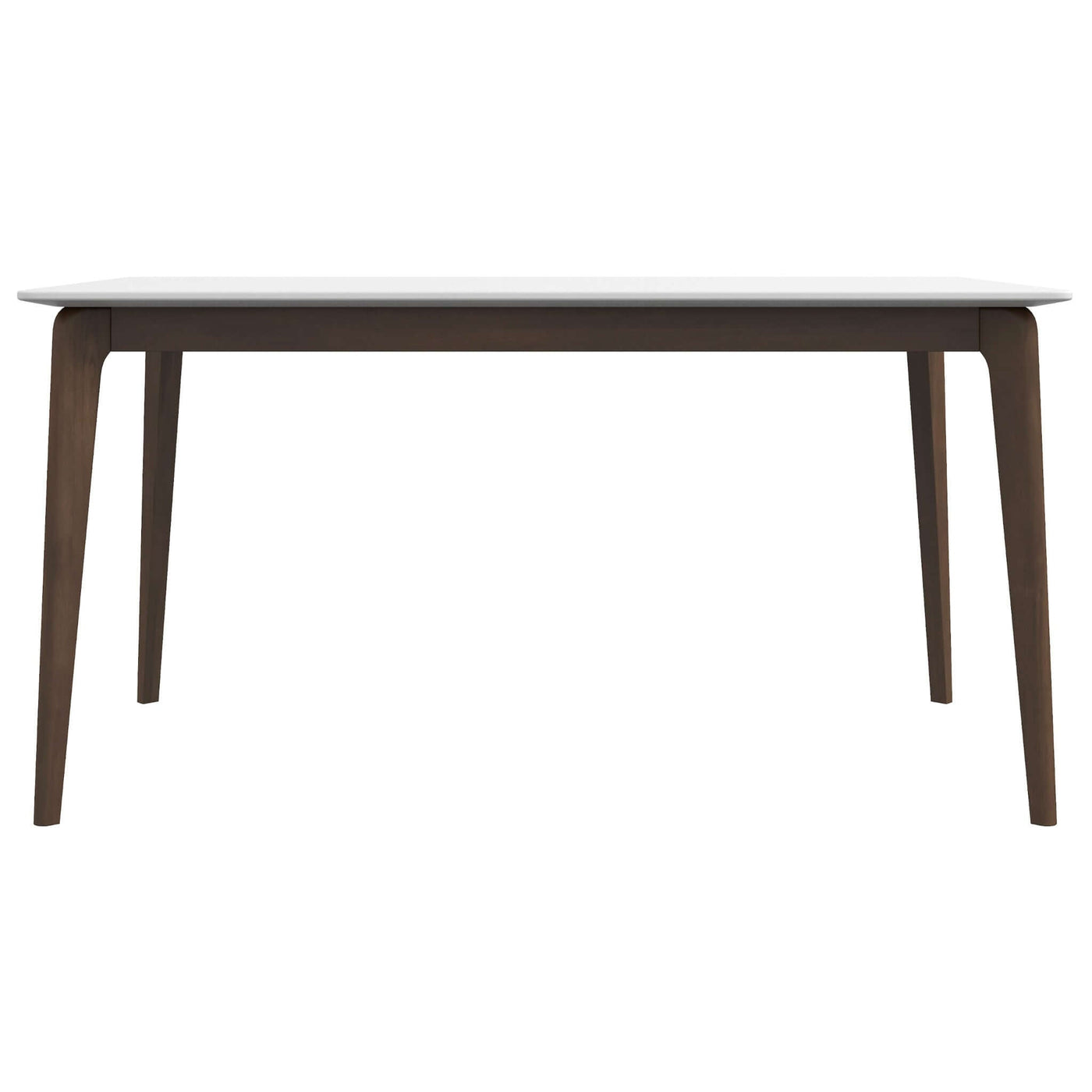 Lindsey Solid Wood White Top Dining Table