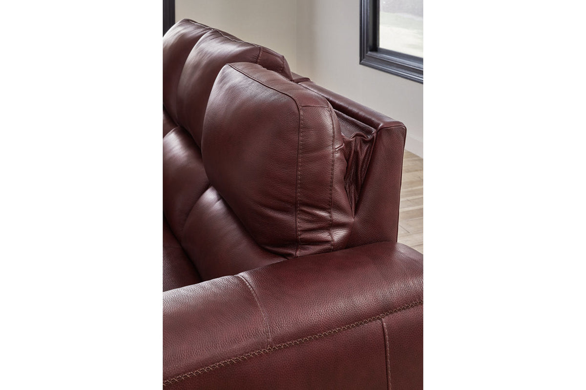 Alessandro Garnet POWER Reclining Sofa and Loveseat U25501