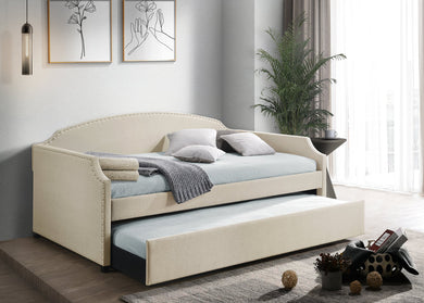 Amanda Beige - Daybed with Trundle