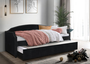 Amanda Black - Daybed with Trundle