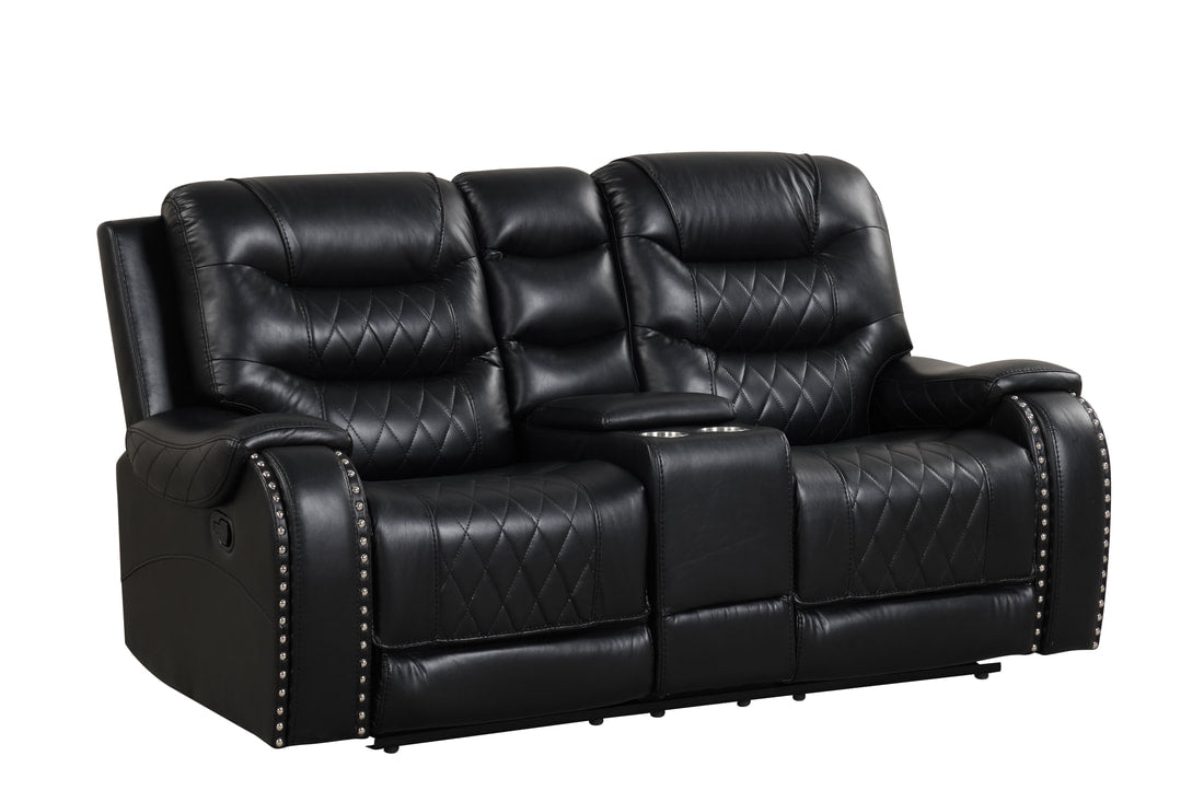 Ashley2001 Black 3pc OVERSIZED Reclining Set