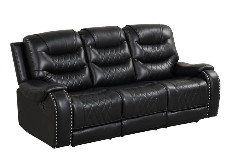 Ashley2001 Black 3pc OVERSIZED Reclining Set