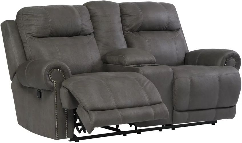 Austere Gray Power Reclining Sofa and Loveseat 38401