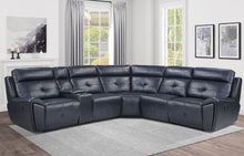 Load image into Gallery viewer, Avenue  Dark Navy Blue Sectional 9469