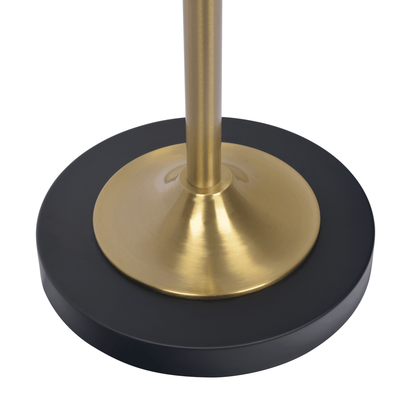 Axis Brassed Gold Floor Lamp with 4-Way Switch Double Spots with Metal Base