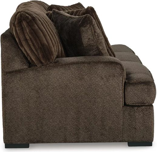 Aylesworth Chocolate Sofa and Loveseat 53702