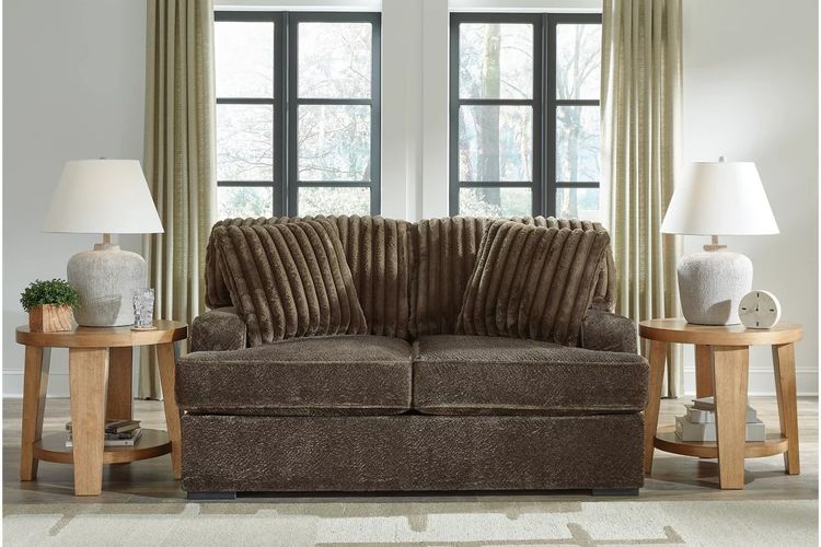 Aylesworth Chocolate Sofa and Loveseat 53702