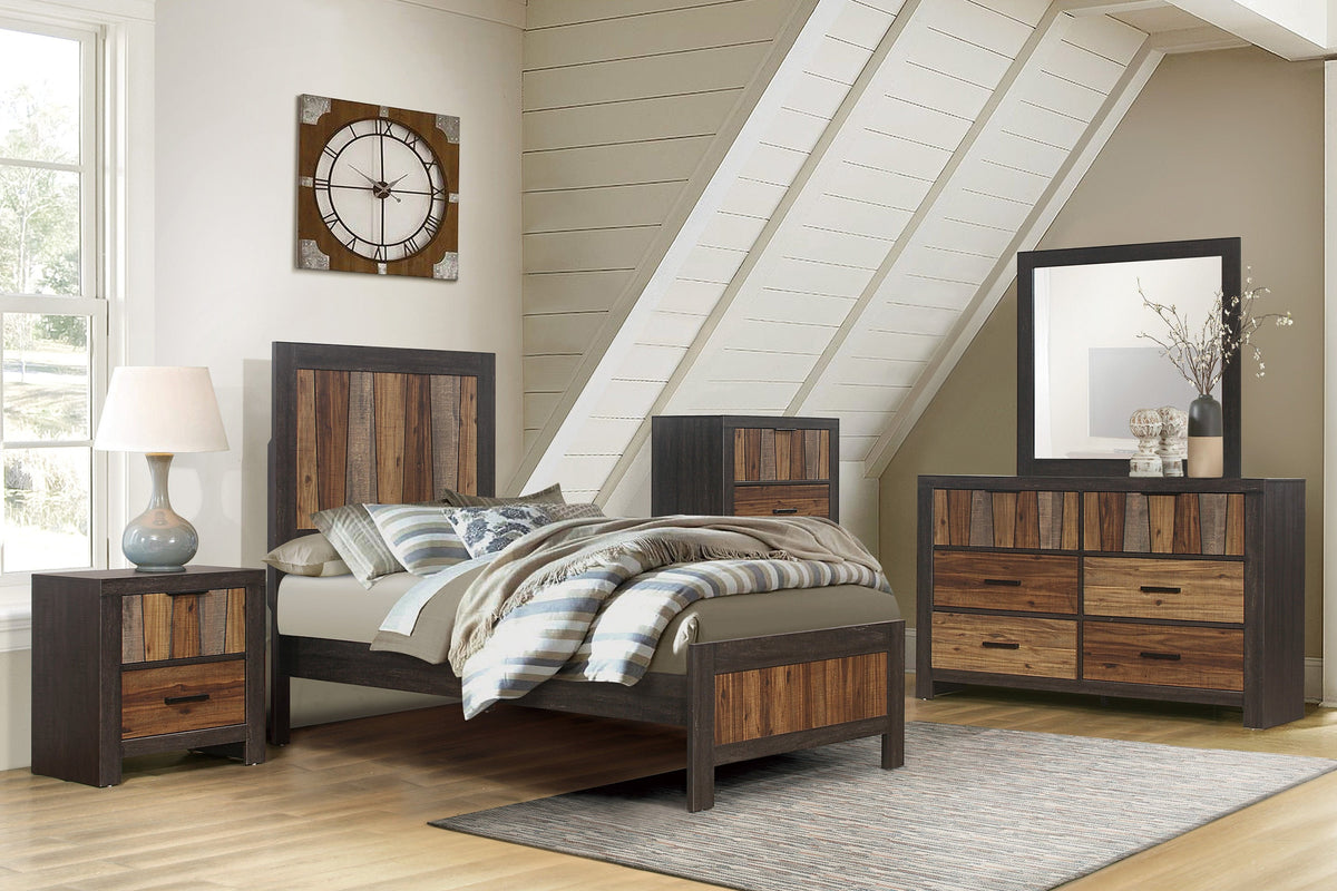 Cooper Wire Brushed Panel Yount Bedroom Set 2059