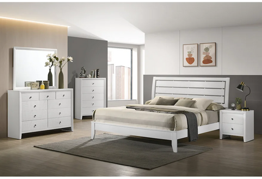 Evan White Youth Panel Bedroom Set B4710