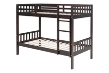 Load image into Gallery viewer, BB10 Twin/Twin Bunk Bed Espresso