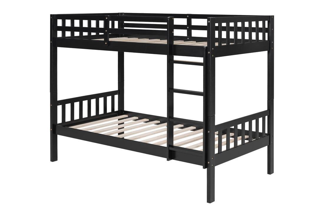 BB12 Twin/Twin Bunk Bed Black