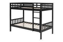 Load image into Gallery viewer, BB12 Twin/Twin Bunk Bed Black