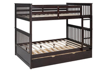 Load image into Gallery viewer, BB30 Full/Full Bunk Bed w/Twin Trundle Espresso