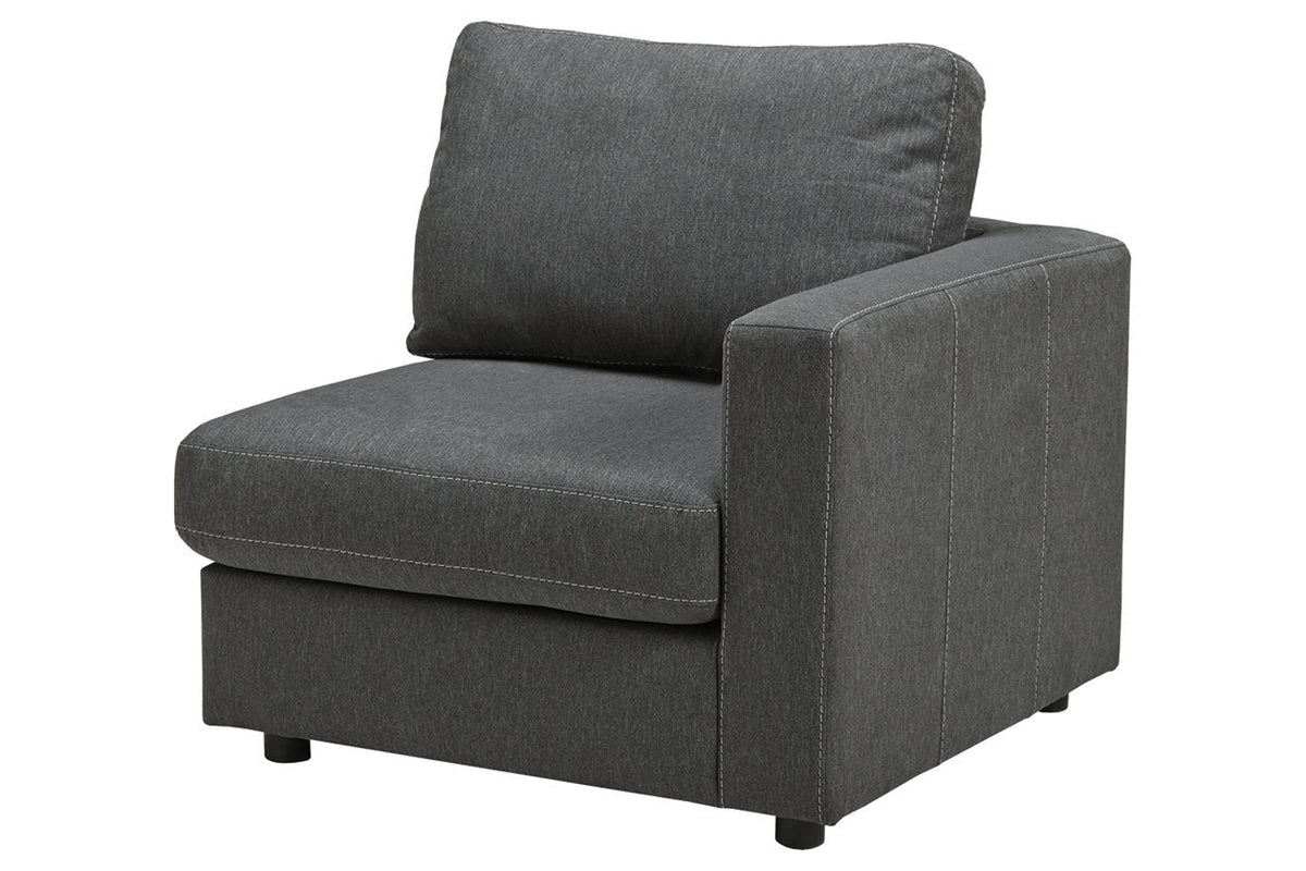 Candela Charcoal 4-Piece Sectional 91902