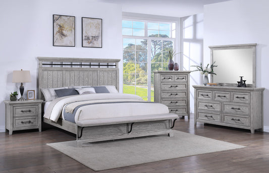 Beckett Grey Panel Bedroom Set  B1900