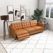 Load image into Gallery viewer, Christopher Tan Genuine Leather Electric Inclining Sofa