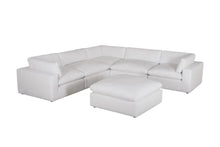 Load image into Gallery viewer, XL Cloud White Sectional with Ottoman