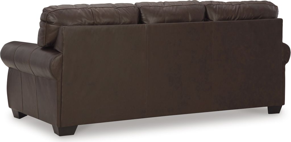 Colleton Brown GENUINE LEATHER Sofa and Loveseat 52107