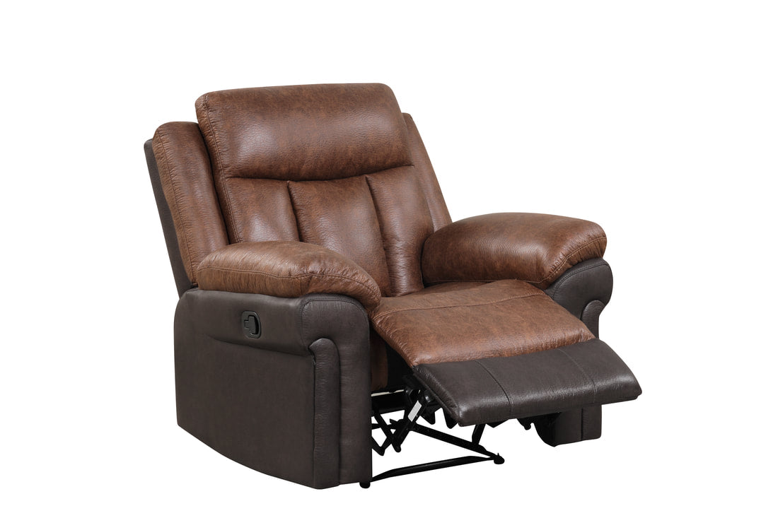 Cowboy Brown/Saddle 3pc Reclining Set