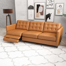 Load image into Gallery viewer, Christopher Tan Genuine Leather Electric Inclining Sofa