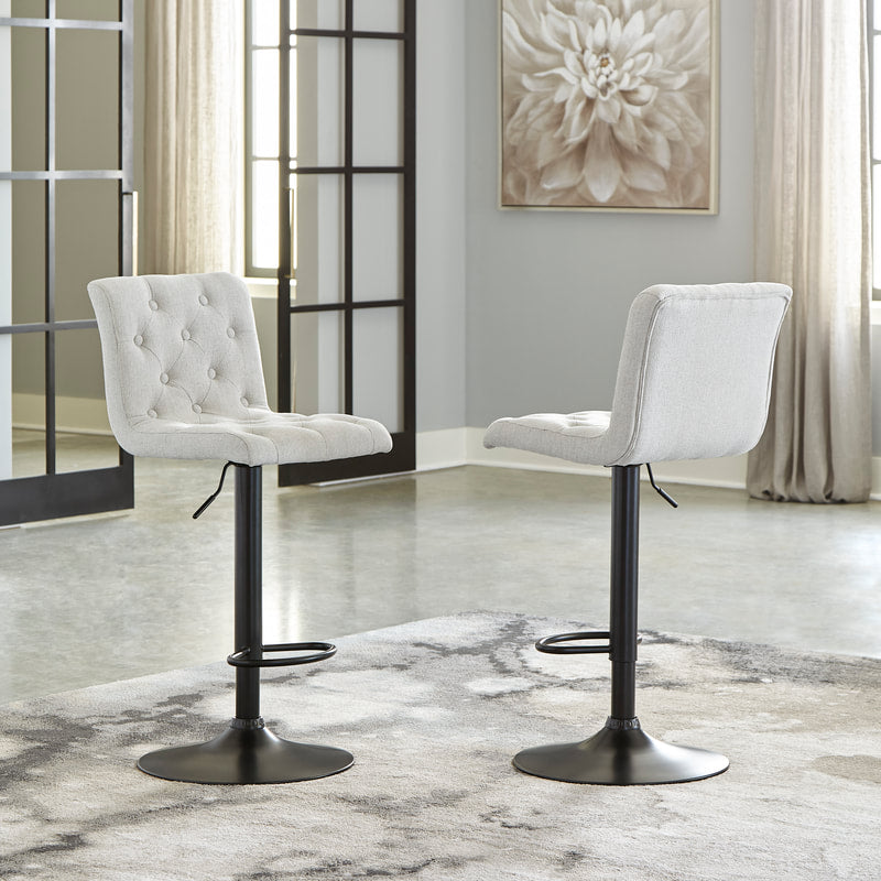 Gaddison Beige Barstool D122 Set of 2