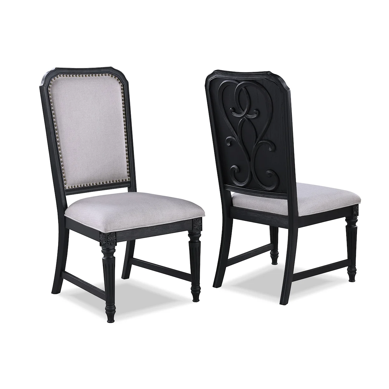 Kingsbury Black/Gray Dining Room Set 2146