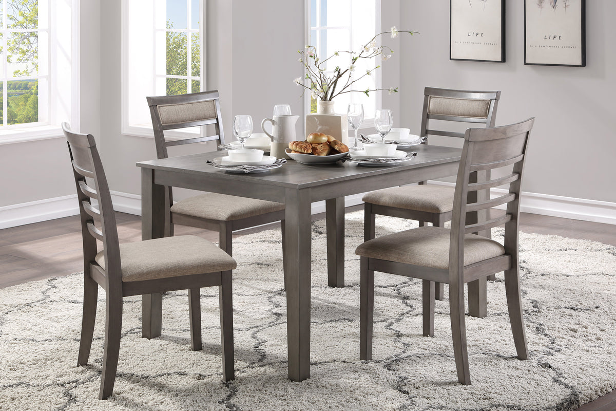 Lovell Gray 5-Piece Dining Set 5806