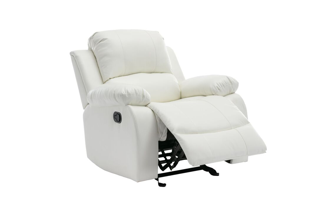 Daytona White LED 3pc Reclining Set