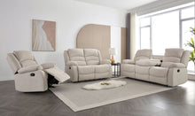 Load image into Gallery viewer, Dynamo Sand Fabric 3pc Reclining Set