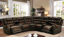 Load image into Gallery viewer, Phoenix 2Tone Brown  Reclining Sectional S1987