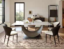 Load image into Gallery viewer, Myla&amp;Trista White 7pc Dining RoomSet ( Sintered Stone)
