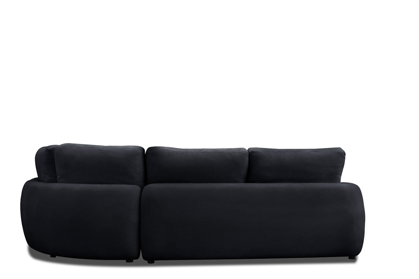 Cielo Black Fabric Sectional S2040