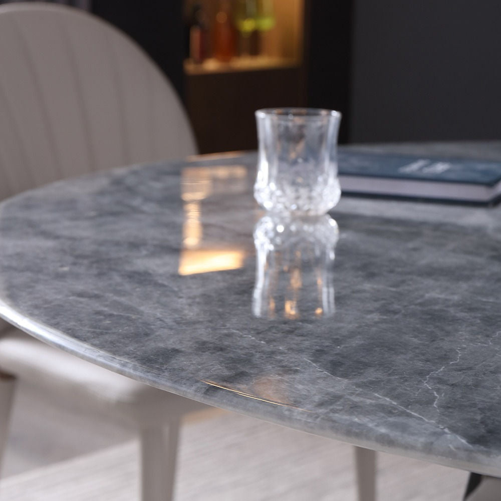 59" Luxe Grey Table (Sintered Stone)