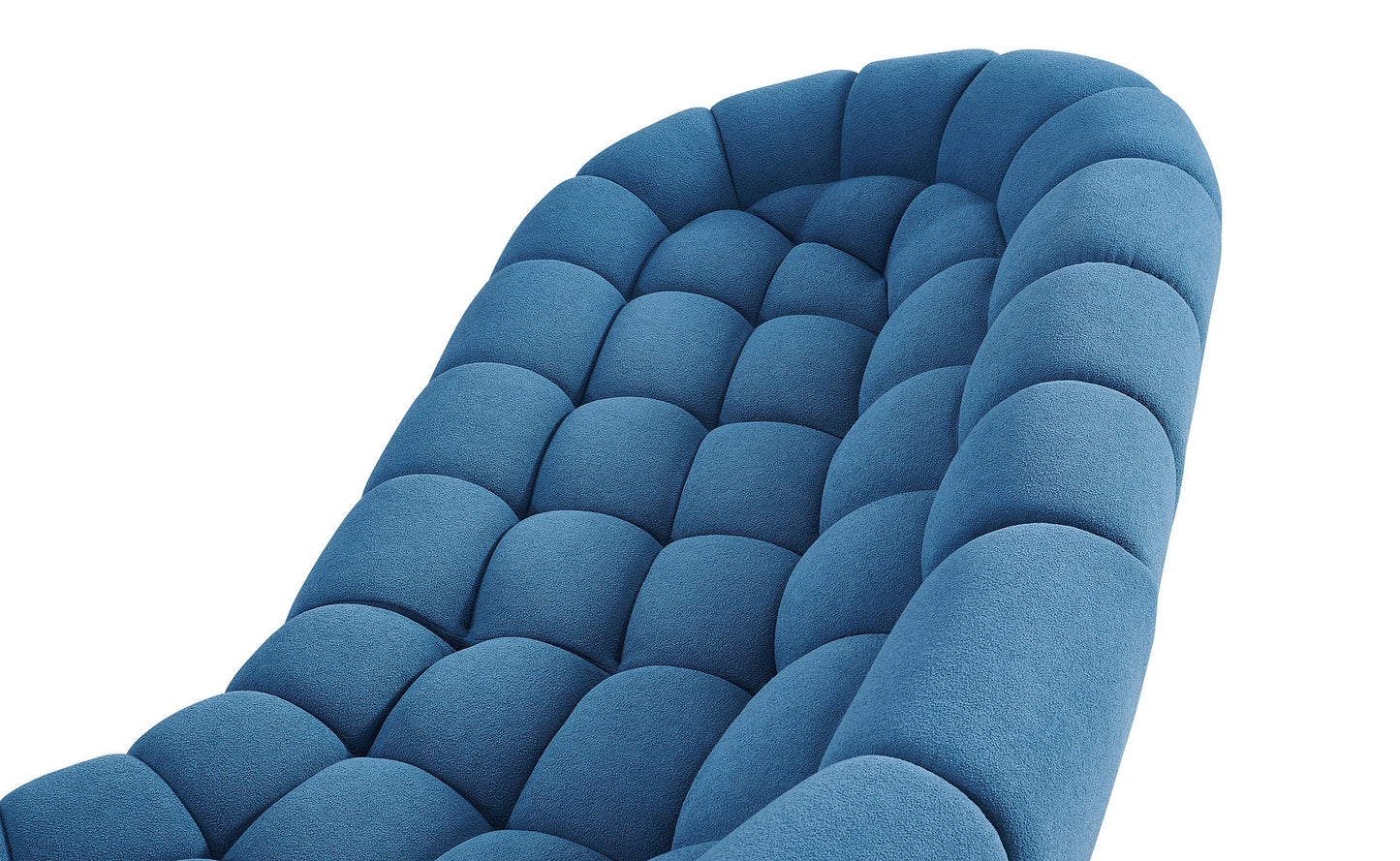 Bubbles Blue Teddy 124" OVERSIZE Sectional MI-2126